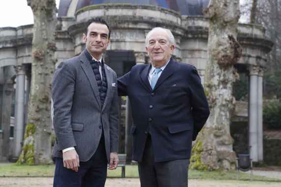 Kiko Rial, director general, y Javier Solano, presidente de Balneario de Mondariz