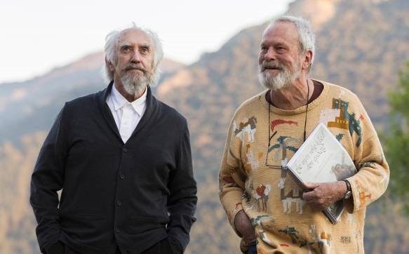 Terry Gilliam en el rodaje
